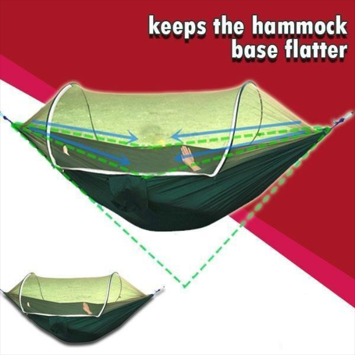 (Father's Day Promotion- 50% OFF) Camping Netted Hammock