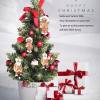 1 Pair Santa Claus Charms Christmas Decorations Nude Naughty Funny Santa Claus with Stocking Cap Ornament Party Decoration Gifts