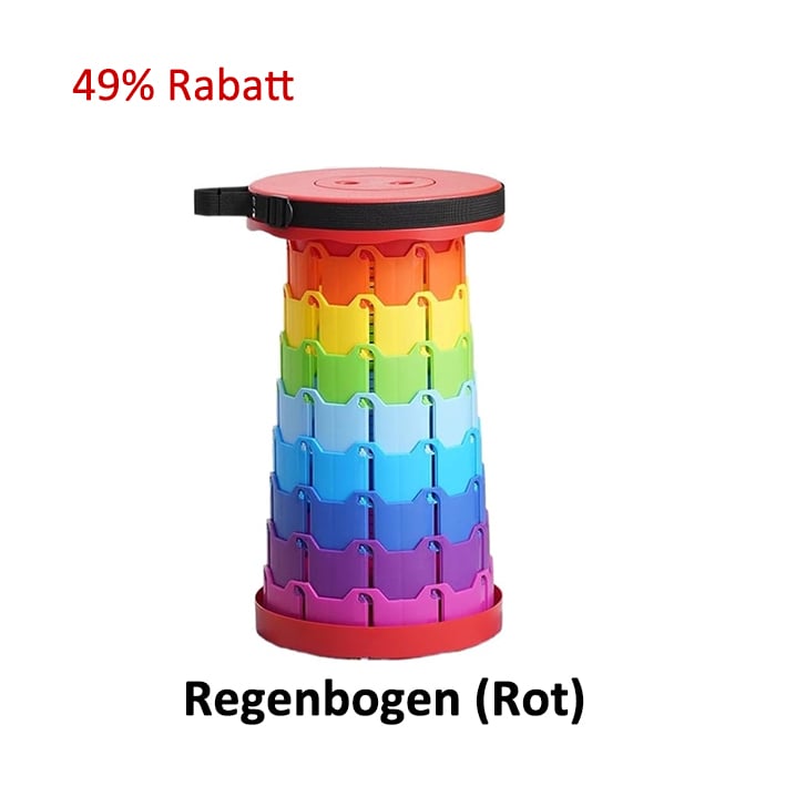 🔥Robusten, zusammenklappbaren, tragbaren Hocker