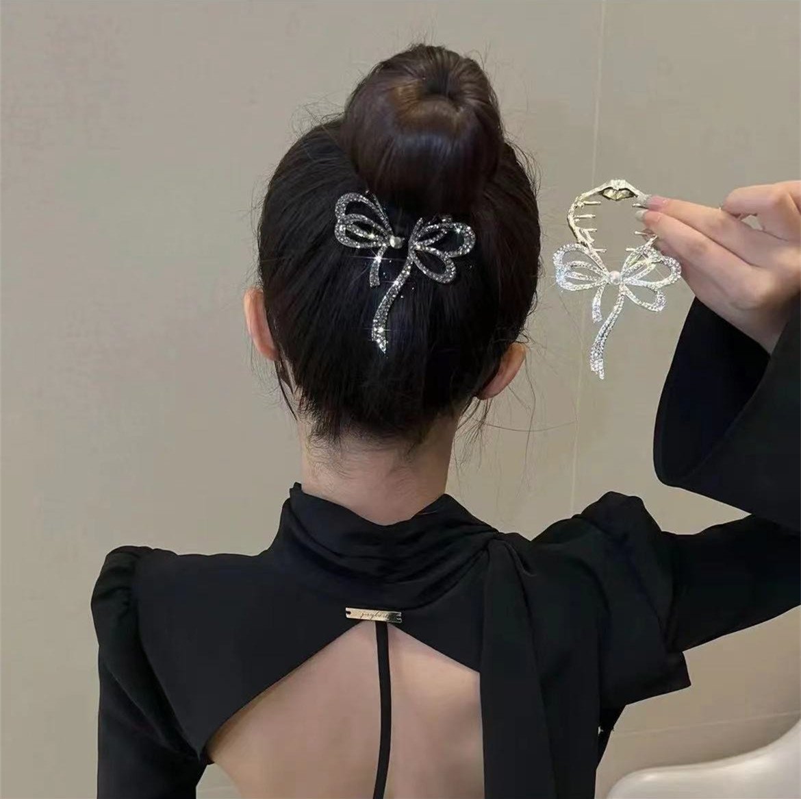 ✨2024 NEW Bow Light Luxury Premium Feeling Hairpin🎀