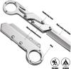 Zsrisle 7 Inch All Steel Folding Knife, Outdoor Hunting Tactical Knife