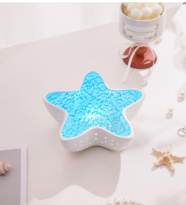 🎁TikTok Last Day Sale - 70% OFF🔥Starfish Projector Light, 7 Color Changing LED Ocean Night Light
