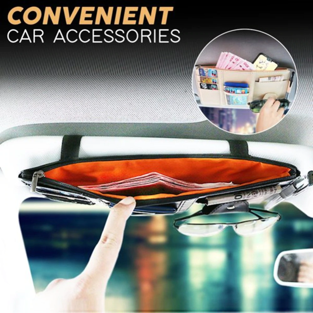 (Christmas Hot Sale- 50% OFF) Car Sun Visor Organizer