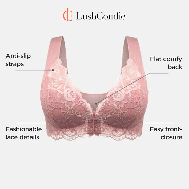 (🌲Last Day Buy 1 Get 3 Packs) Front Closure 5D Beauty Back Comfy Bra