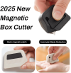 🎁TikTok Last Day Sale - 70% OFF🎉Magnetic Retractable Box Cutter - Safety Lock Utility Knife with Built-in Magnet for Easy Storage & Quick Access