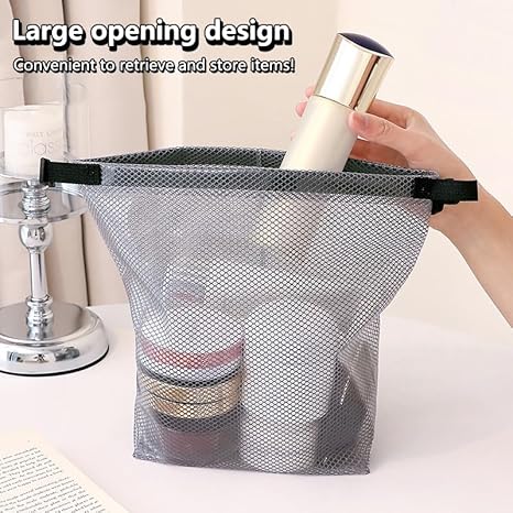 (🔥TikTok Summer SALE) -High Capacity Carryall Transparent Snap Toiletry Bag