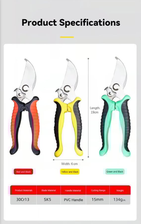 🔥Last Day Sale - 50% OFF💥Gardening Tools Branch Shears