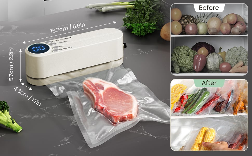 💥LAST DAY SALE 50% OFF💥3-in-1 Cordless Mini Vacuum Sealer⚡BUY 2 FREE SHIPPING