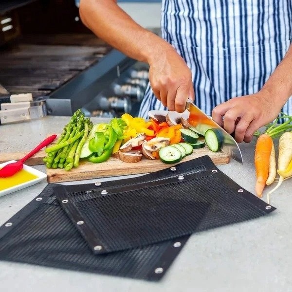 (🔥Summer Hot Sale-70% OFF) - Reusable Non-Stick BBQ Mesh Grill Bags - Buy More Save More