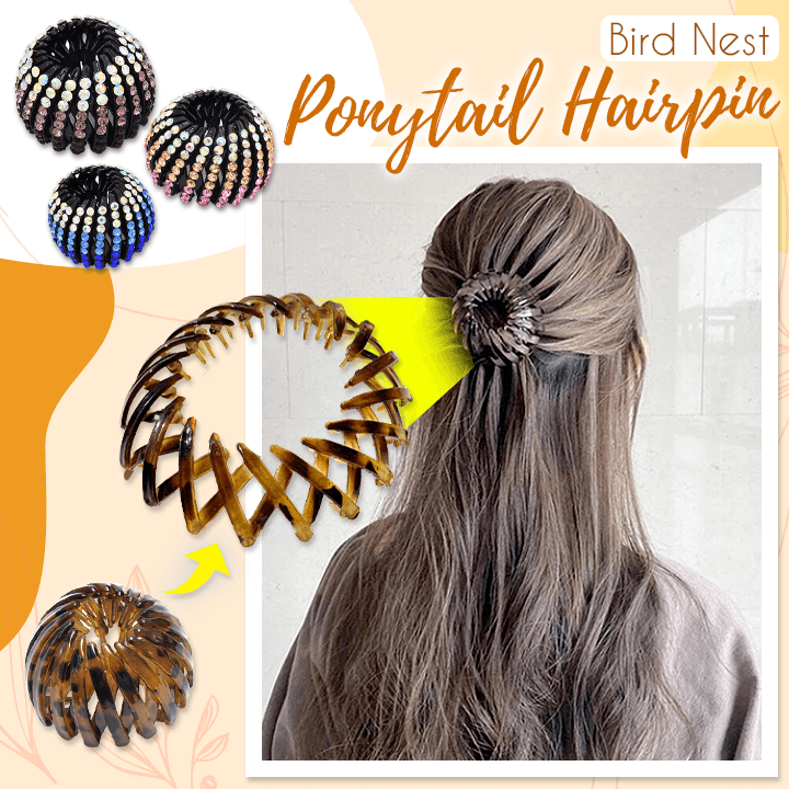 💖2022 Mother's Day Promotion🎁Bird Nest Ponytail Hairpin