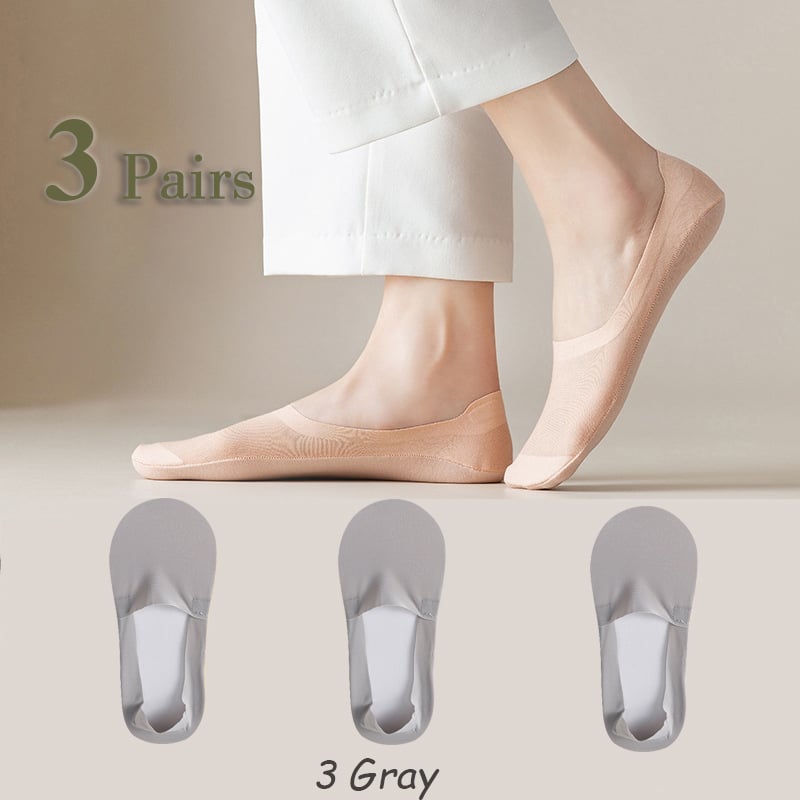 🔥BUY 3 SAVE 49%🔥Invisible Non-slip Ice Silk Socks & Never Fall Off