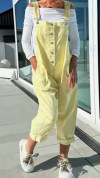 Women Lapel Loose Casual Jumpsuit