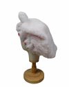 Handmade Cute Teddy Satin Bonnet for Curly Hair
