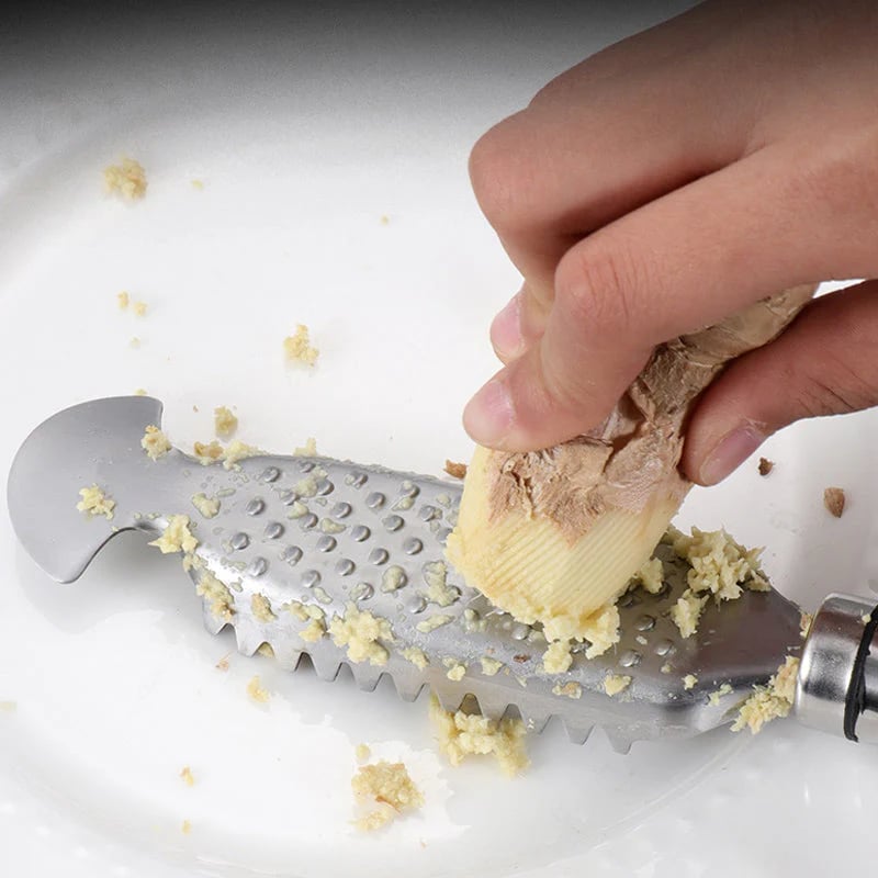 💥LAST DAY SALE 50% OFF💥2-in-1 Stainless Steel Fish Scaler + Ginger Grater