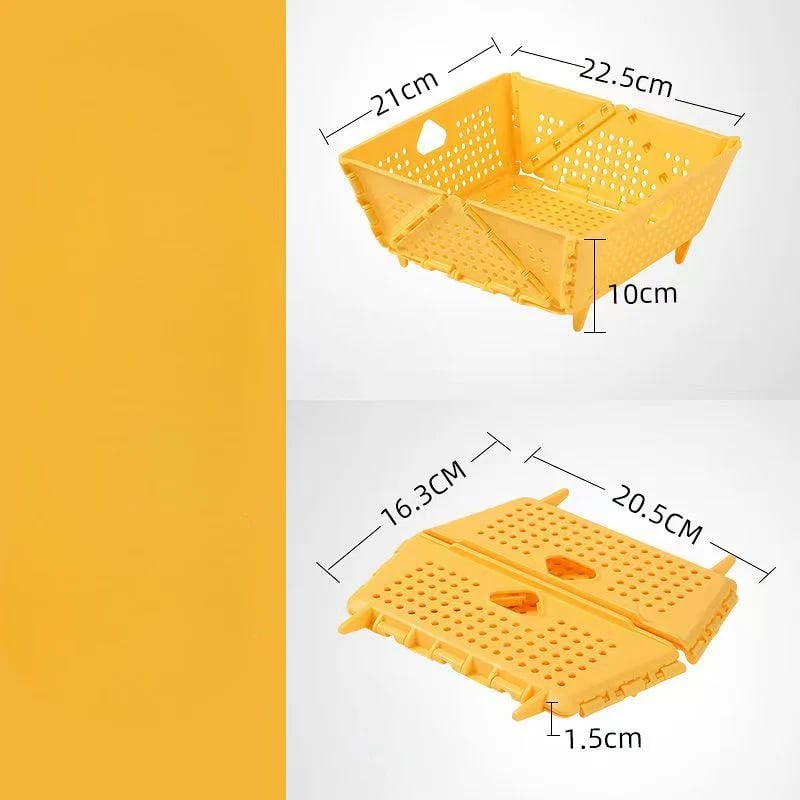 🎁TikTok Last Day Sale - 70% OFF🔥Foldable Multi-Functional Draining Storage Basket