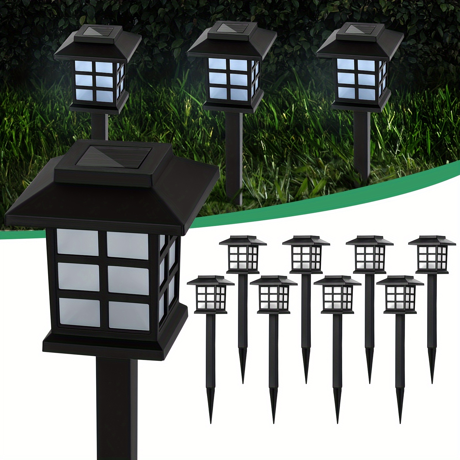 🔥Last Day Promotion - 70% OFF🎁LED Solar Outdoor Lights, Waterproof Pathway Lighting for Garden