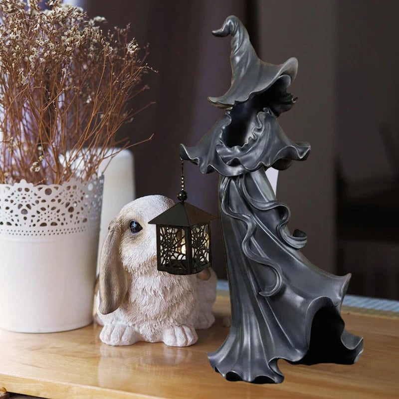 🎃2024 Halloween Presale 50% OFF-👻Witch With Lantern Decoration