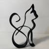 Cat Minimalistic Sculpture