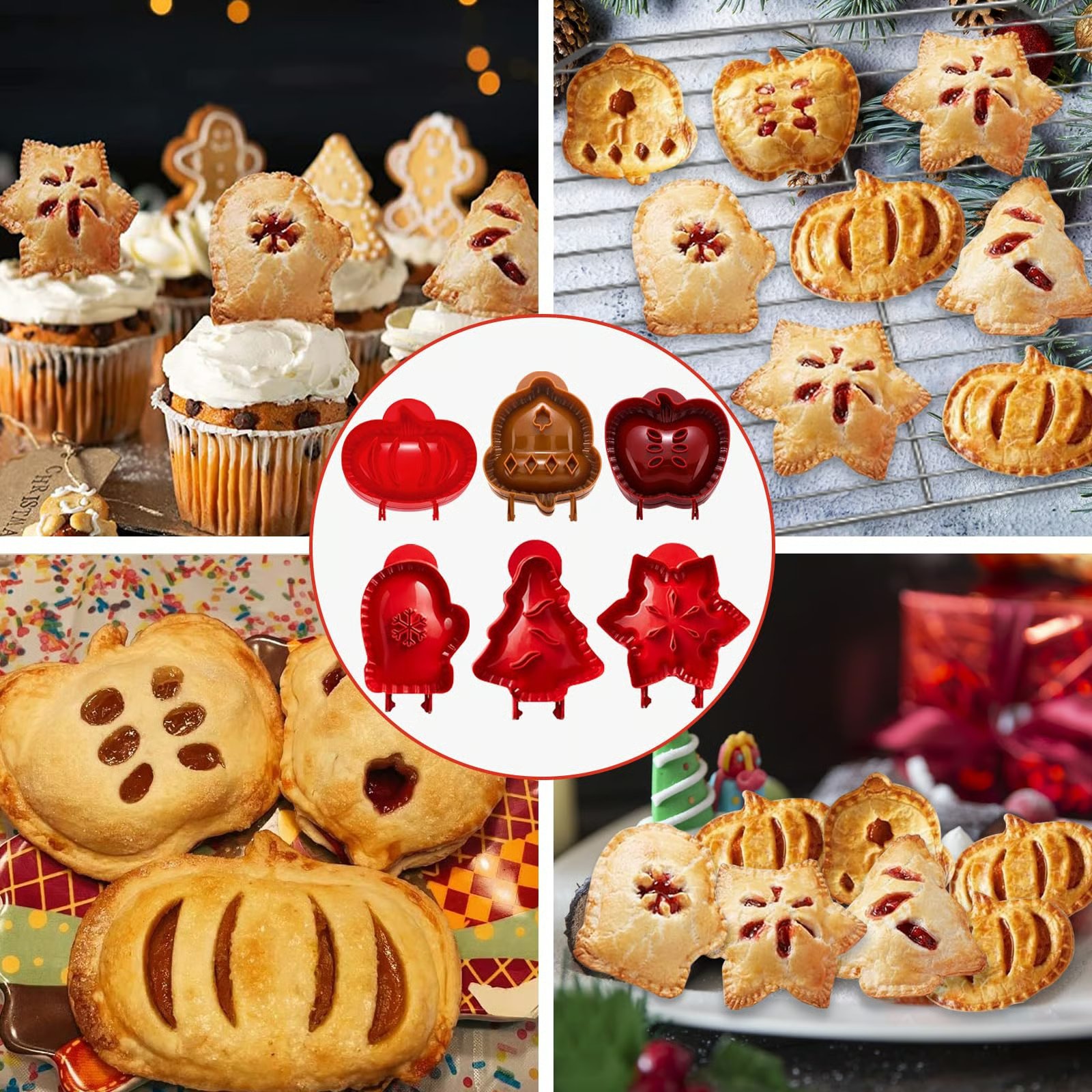 🎄Kaufe 2 Erhalte 1💗Weihnachts-Mini-Tortenform