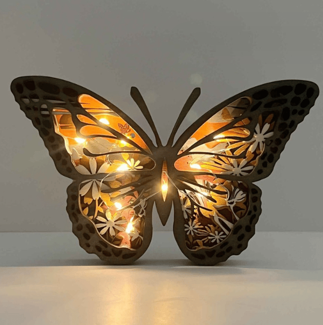 (🌲EARLY CHRISTMAS SALE - 50% OFF) ⭐3D WOODEN CARVING NIGHT LIGHT