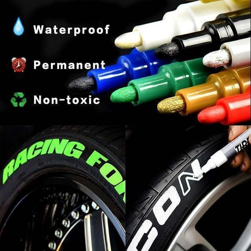 🔥 BIG SALE - 20% OFF🔥 Waterproof Non-Fading Tire Paint Pen