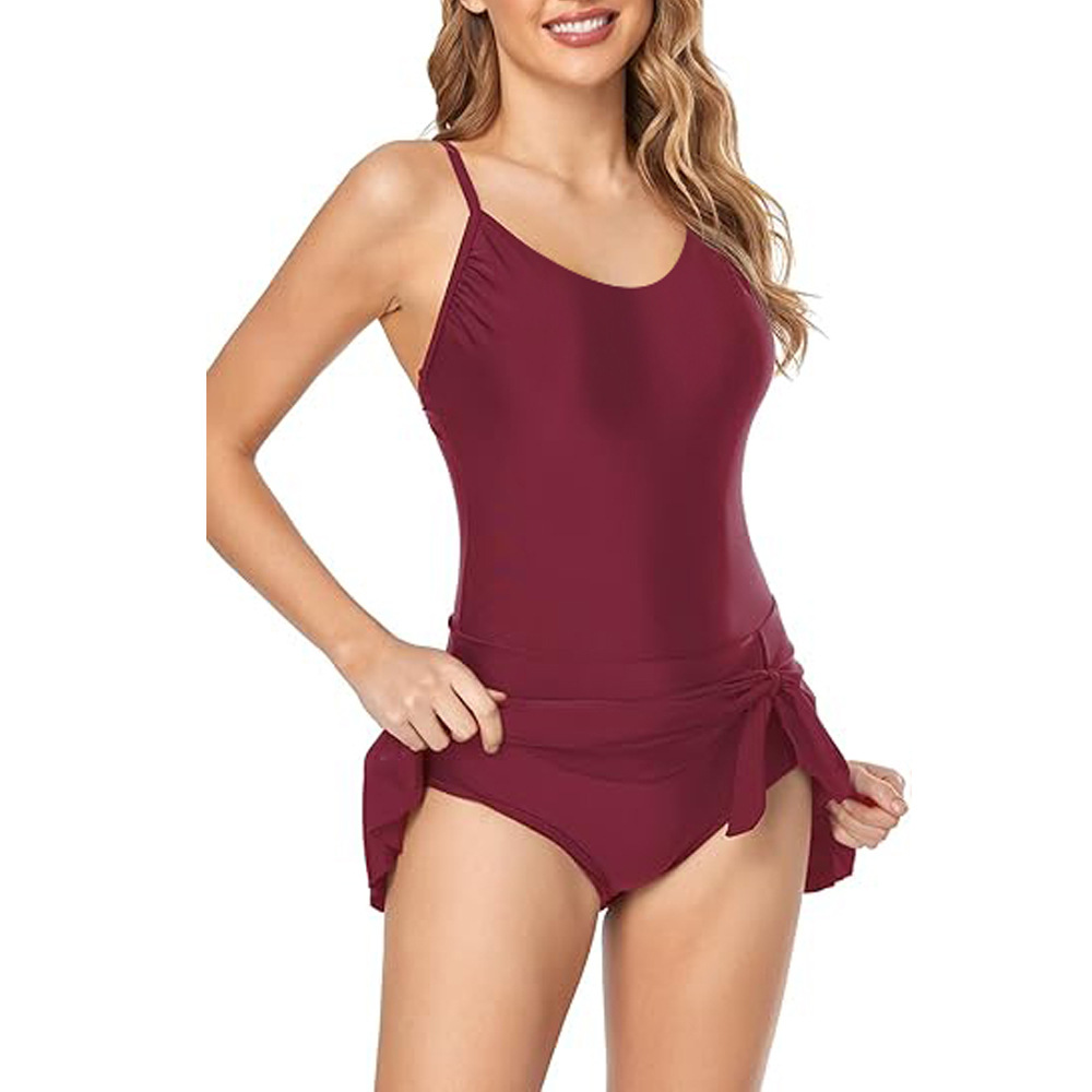 👗Women's Tummy Control Slim Fit Plus Size One Piece Swimsuit✨️