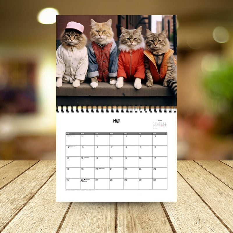 (🔥HOT SALE NOW 49% OFF) - 😺2025 Stylish Cats Calendar/Gift For Cat Lover