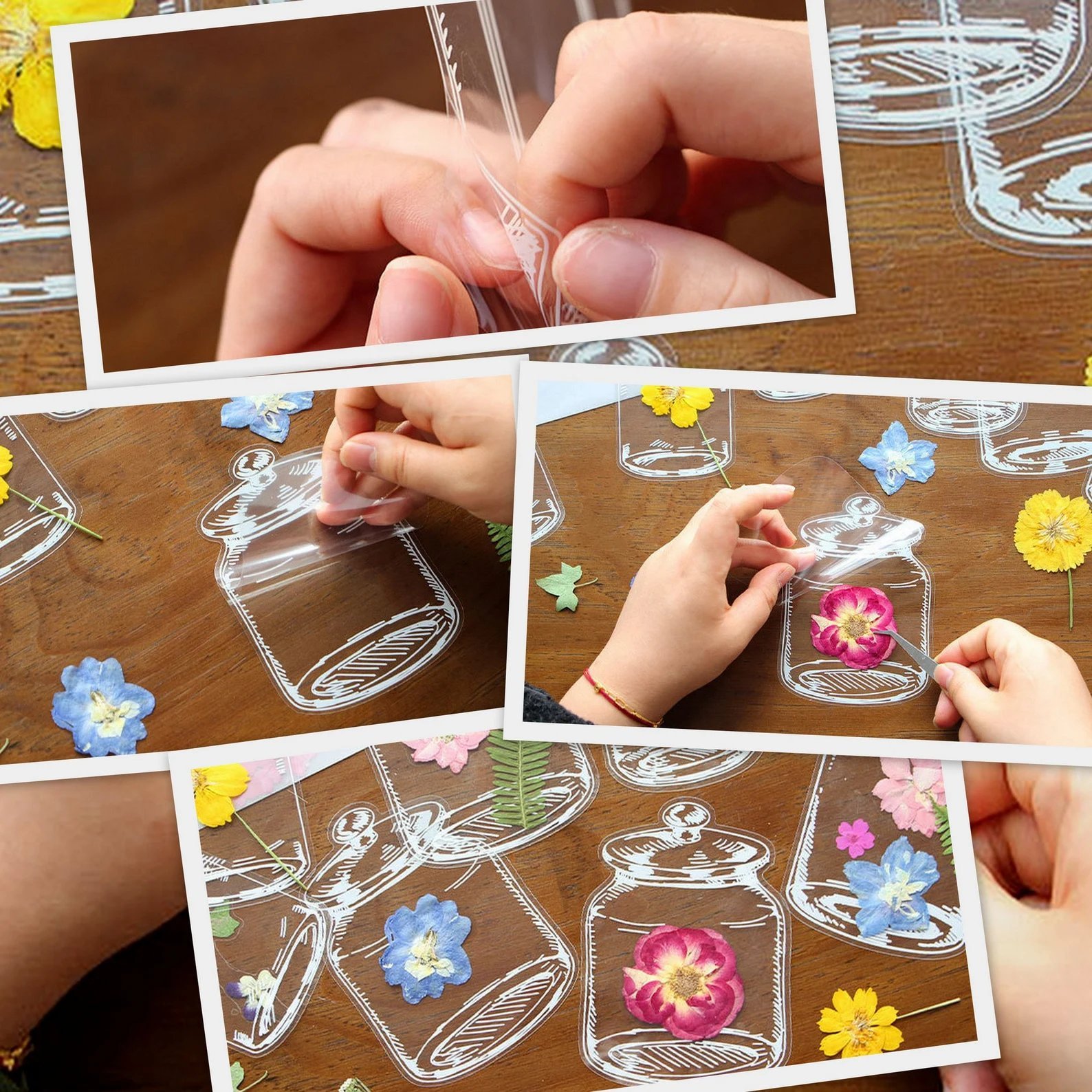 🔥Last Day Promotion 50% OFF🔥Transparent Dried Flower Bookmarks-DIY Gifts Bookmarks