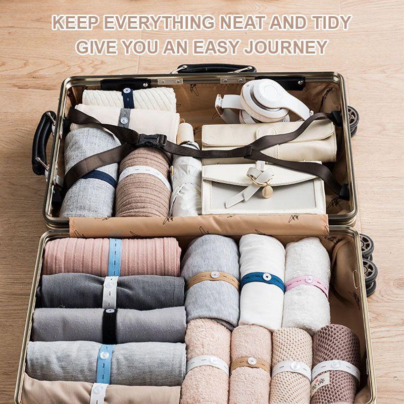 (🔥New Year Sale- 49% OFF) 10Pcs Clothes Storage Elastic Bands- Buy 2 Get 1 Free