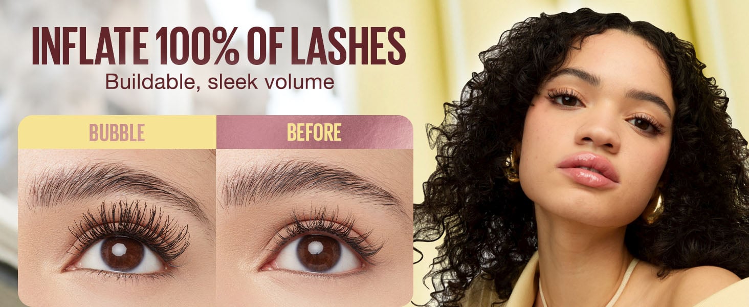 Bubble Mascara 💯✨ Volumen- und Längenformel für kräftige, getrennte Wimpern