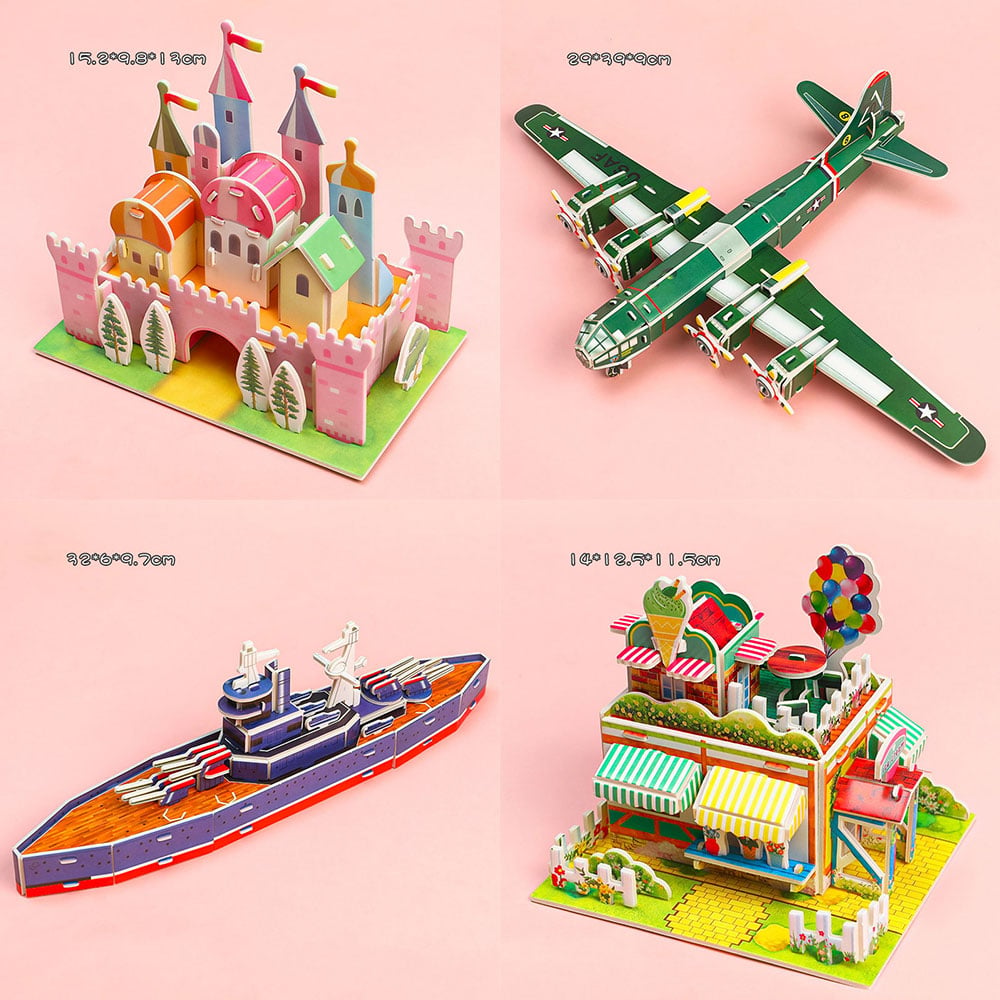 🏡3D Educational Puzzles For Children🏰🧩