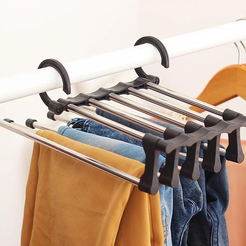 (🎄Early Christmas Sale - 50% OFF) 🔥Multi-functional Pants Rack - 🚚Buy 2 Get Free Shipping