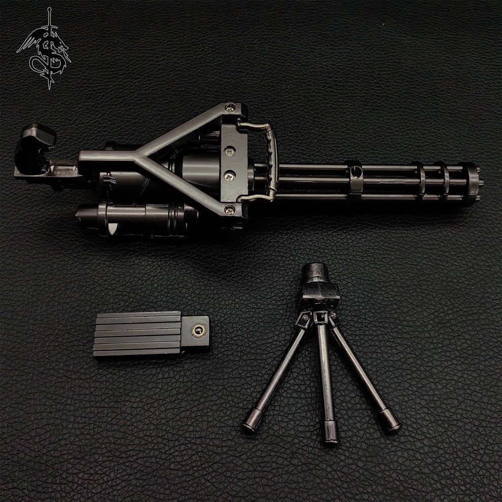 🔥 Metal Gatling Submachine Mini Gun