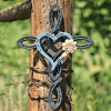 ❤️Handmade Natural Horseshoe Cross With Heart