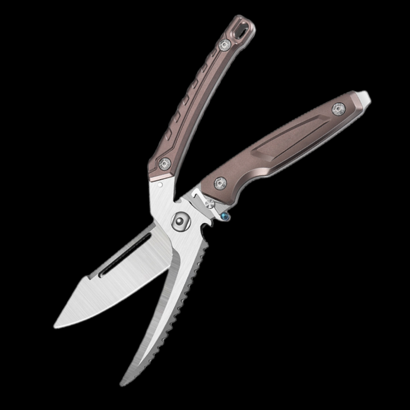 Multifunctional split knife detachable scissors