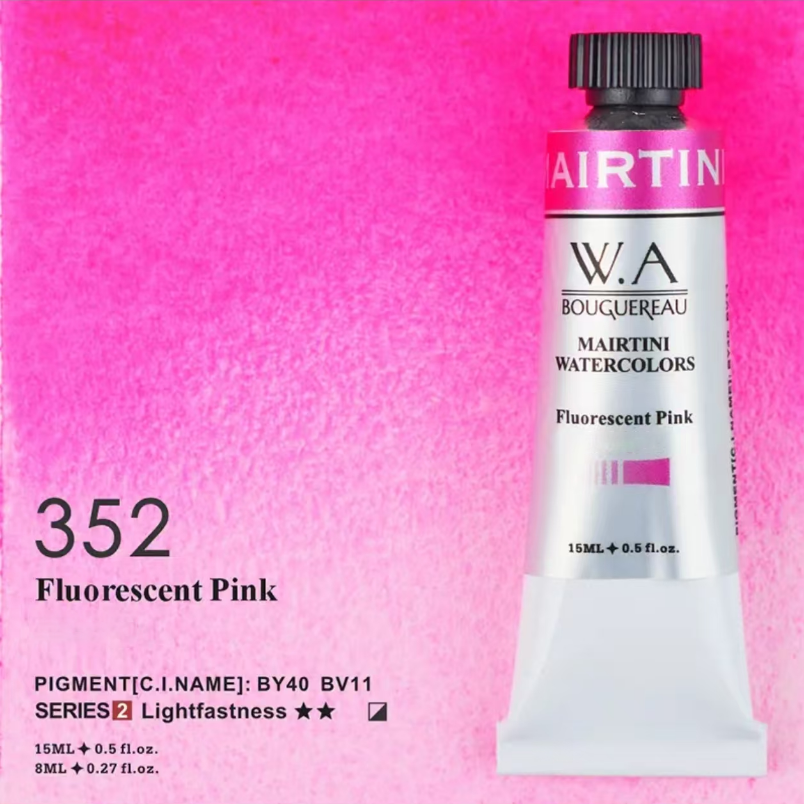 🔥2025 Hot Sale✨🎨12 Colors Fluorescent Watercolor Paint