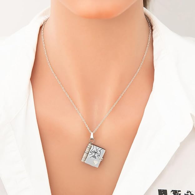 🎁💗Meine kleine Stern-Buch-Kette für Tochter & Sohn, Geburtstagsgeschenk, Abschluss-Schmuck der Liebe
