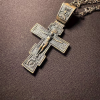 ✝️100% Handmade Silver Jesus Cross Healing Heart (𝐌𝐢𝐜𝐡𝐚𝐞𝐥 𝐂𝐥𝐚𝐫𝐤 𝐇𝐚𝐧𝐝𝐦𝐚𝐝𝐞®)