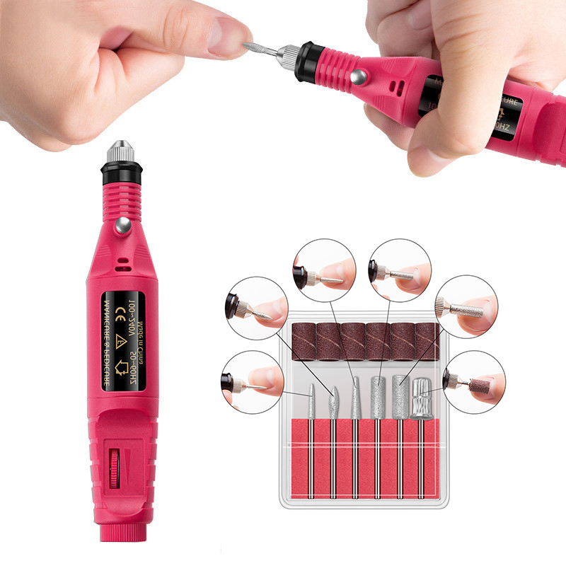 (Summer Flash Sale- 50% OFF) Upgraded Professional Cordless Portable USB Rechargeable Nail Polisher