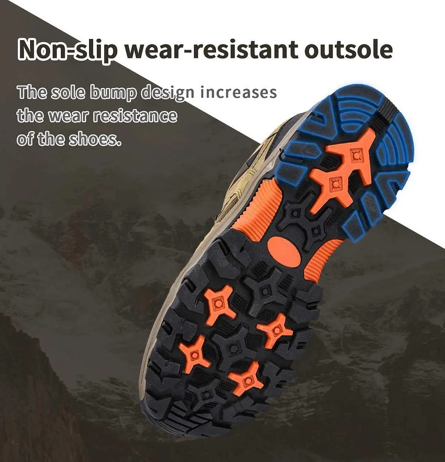 (🔥Last Day 50% OFF) Men's Outdoor Lightweight Breathable Orthopedic Hiking Shoes