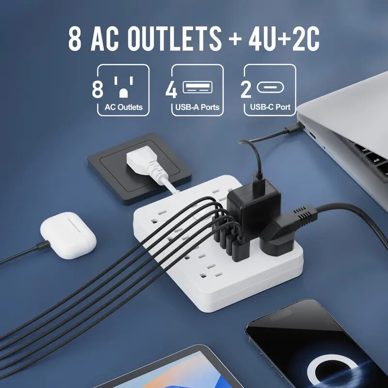 🔥Last Day Promotion 50% OFF🔥14 in 1 Surge Protector Power Strip