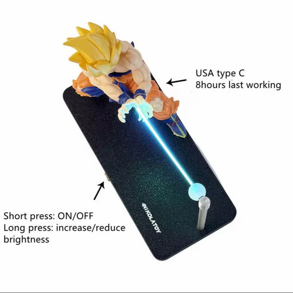 🎁 Goku Night Lamp 🌟 Perfect Gift for Anime Lovers!