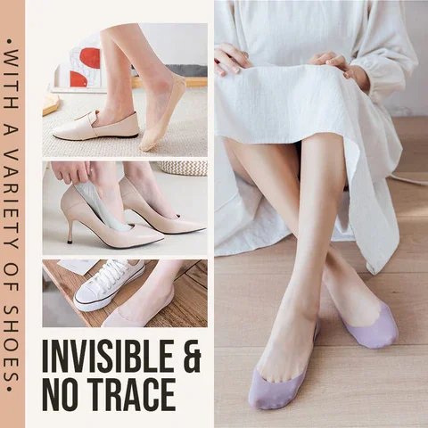 🍀summer sale🍀Invisible Non-slip Ice Silk Socks