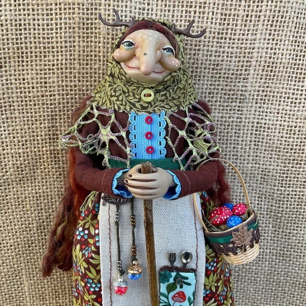 🎁Early Christmas Sale 70% OFF🎄Enchant your kitchen with our handmade kitchen witch doll🧙
