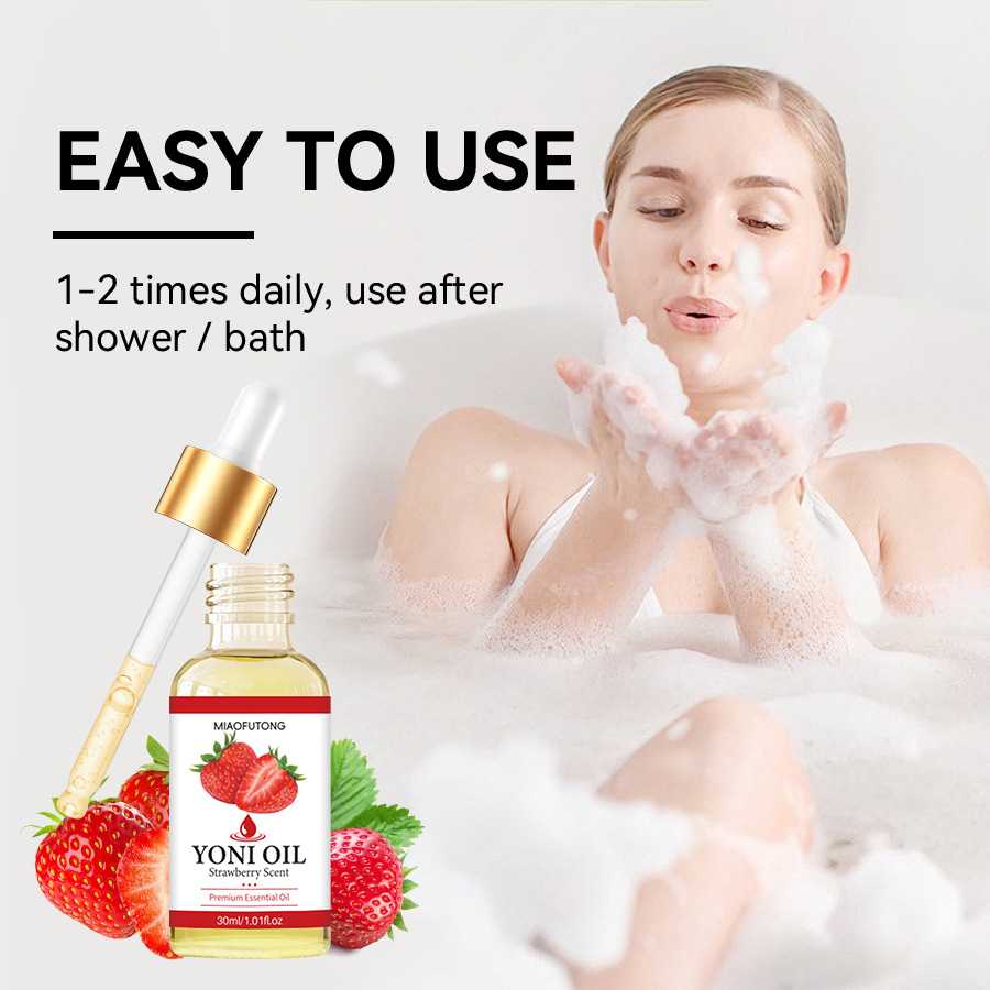 🌸Strawberry Yoni Oil – Intimate Brightening & Nourishing Feminine Care for Soft, Even-Toned Skin🌸