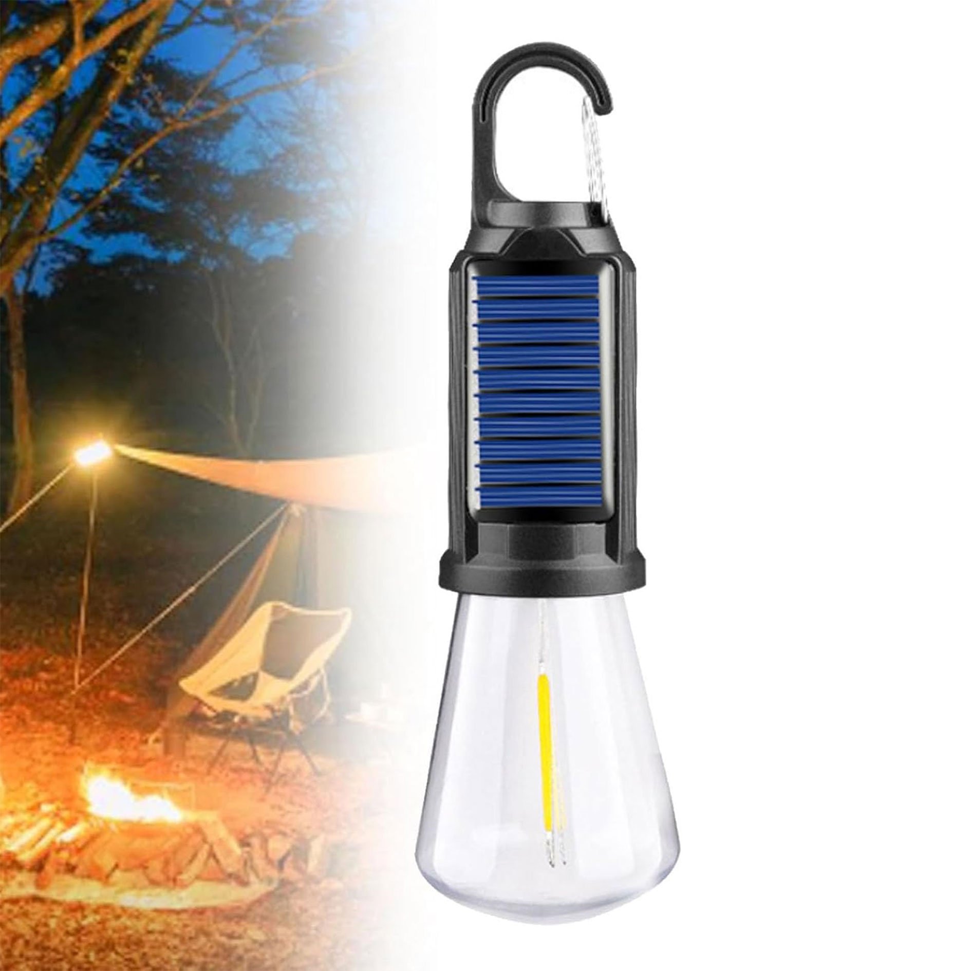 Letzter Aktionstag!🔥Vintage Solar-Campinglampe