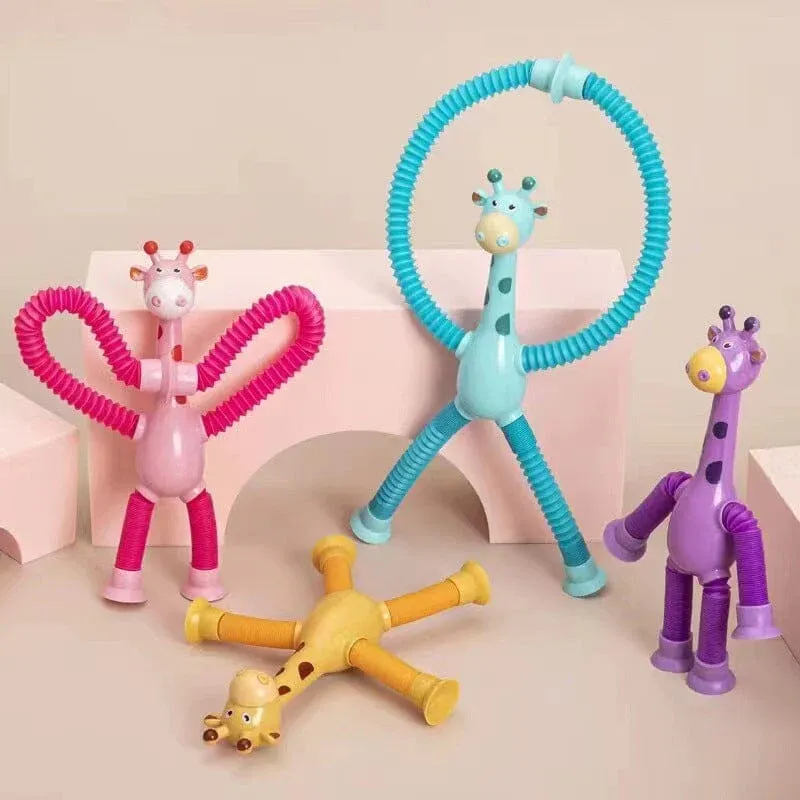 (💥Black Friday Hot Sale - 49% Off) Telescopic suction cup giraffe toy