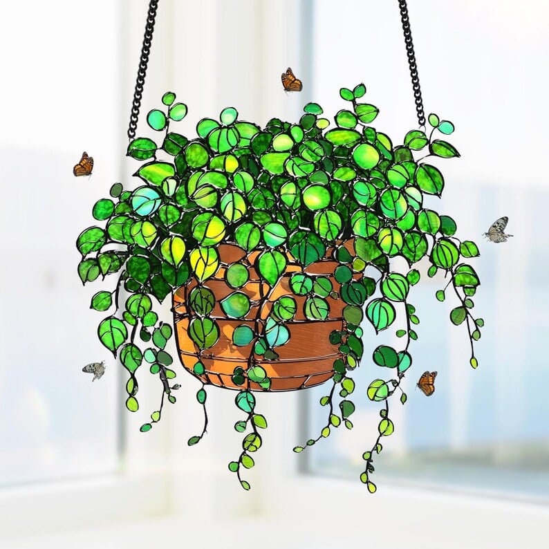 🍁Fall Harvest Sale: 60% OFF! String of Turtles Suncatcher: Greenery Window Decor