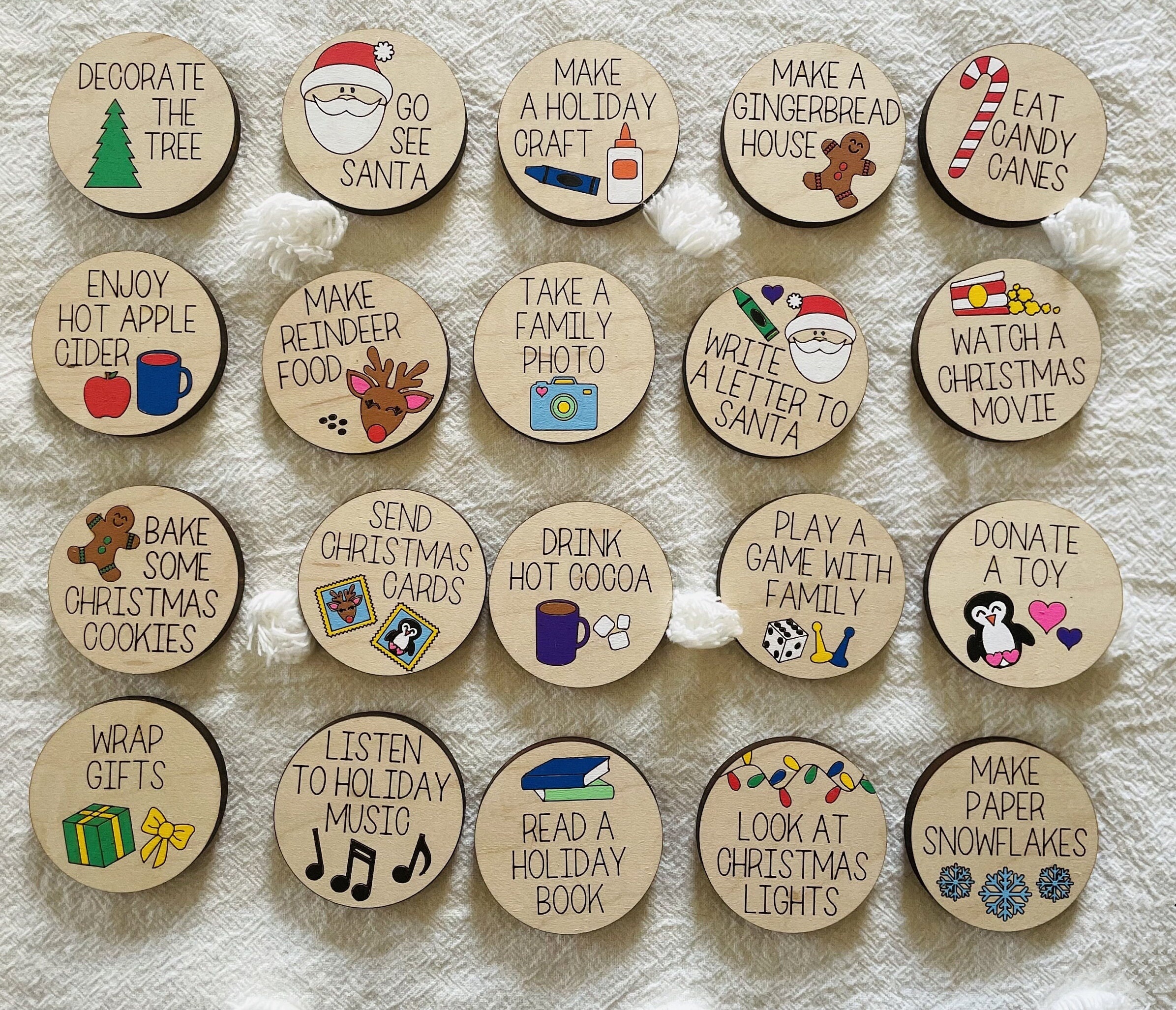 🎄Christmas Bucket List | Advent Calendar Tokens