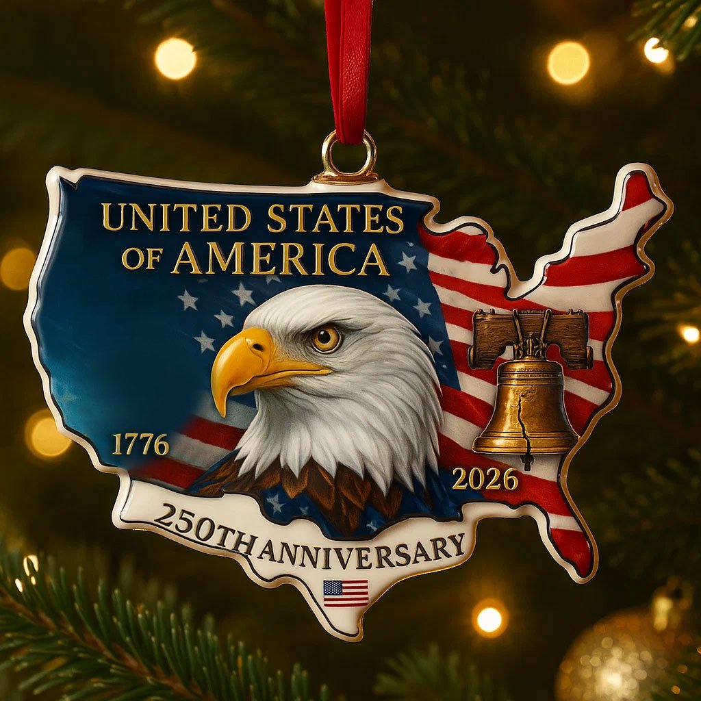 🦅United States 250th Anniversary Ornament